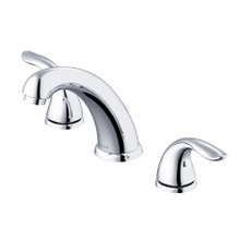 Danze  G0043375 Viper Two Handle Widespread Lavatory Faucet w/ 50/50 Touch Down Drain 1.2gpm - Chrome