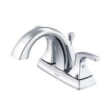 Danze  D307018 Vaughn Two Handle Centerset Lavatory Faucet w/ Metal Pop-Up Drain 1.2gpm - Chrome