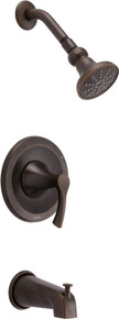 Danze  D500122BRTC Antioch Single Handle Tub & Shower Trim Kit w/ Diverter on Spout & Treysta Cartridge 1.75gpm -Tumbled Bronze