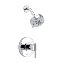 Danze  D511558TC Parma Single Handle Shower Only Trim Kit & Treysta Cartridge w/ 5 Function Showerhead 1.75gpm -Chrome