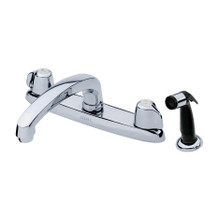 Danze  G0042216 Gerber Classics Two Handle Kitchen Faucet Deck Plate Mounted w/ Spray 1.75gpm -Chrome