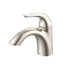 Gerber  G0040026BN Viper Single Handle Lavatory Faucet Single Hole Mount Less Drain 1.2gpm -Brushed Nickel