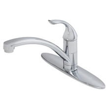 Danze  G0040010 Viper Single Handle Kitchen Faucet w/out Spray & w/ Deck Plate 1.75gpm - Chrome