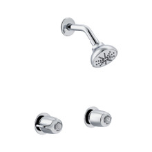 Danze  G0048220 Gerber Classics Two Handle Threaded Escutcheon Shower Only Fitting with IPS/Sweat Connections 1.75gpm - Chrome