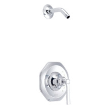 Danze  D500528LSTC Draper Single Handle Shower Only Trim Kit & Treysta Cartridge Less Showerhead - Chrome