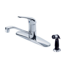 Danze  G0040212 Maxwell Single Handle Kitchen Faucet with Side Spray 1.75gpm Aeration/2.2gpm Spray - Chrome