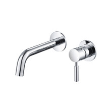 Isenberg  100.1800SB Single Handle Wall Mounted Bathroom Faucet - Satin Brass