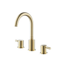 Isenberg  100.2000SB Three Hole 8" Widespread Two Handle Bathroom Faucet - Satin Brass