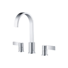 Isenberg  145.2000CP Three Hole 8" Widespread Two Handle Bathroom Faucet - Polished Chrome