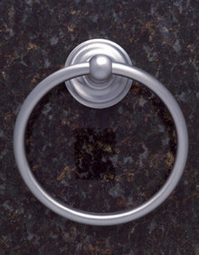 JVJ 22306 Highland Series Satin Nickel Towel Ring