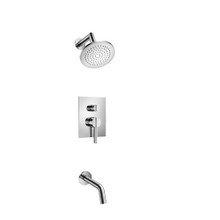 Isenberg  145.3200CP Two Output Shower Set With Shower Head And Tub Spout - Polished Chrome