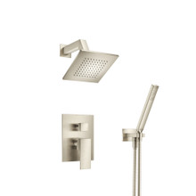 Isenberg  160.3250BN Two Output Shower Set With Shower Head And Hand Held - Brushed Nickel