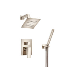 Isenberg  160.3250PN Two Output Shower Set With Shower Head And Hand Held -Polished Nickel