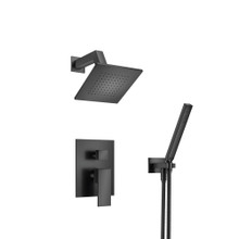 Isenberg  160.3250MB Two Output Shower Set With Shower Head And Hand Held - Matte Black