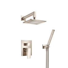 Isenberg  160.3300PN Two Output Shower Set With Shower Head And Hand Held -Polished Nickel