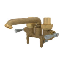 Danze  G0049535 Gerber Classics Two Handle Clamp On Laundry Faucet w/ IPS/Sweat Connections -No Threads on Spout 2.2gpm Rough Brass