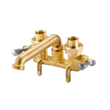 Danze  G0049530 Gerber Classics Two Handle Clamp On Laundry Faucet w/ IPS/Sweat Connections -Threaded Spout 2.2gpm Rough Brass