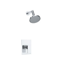 Isenberg  196.3000BN Single Output Shower Set With ABS Shower Head & Arm - Brushed Nickel