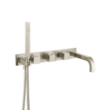 Isenberg  196.2691TBN Trim For Wall Mount Tub Filler With Hand Shower - Brushed Nickel