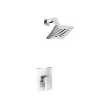 Isenberg  196.3050CP Single Output Shower Set With Brass Shower Head & Arm - Chrome