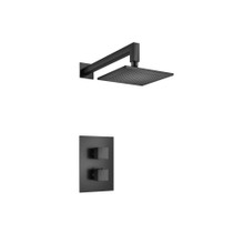 Isenberg  160.7050MB Single Output Shower Set With Shower Head And Arm - Matte Black