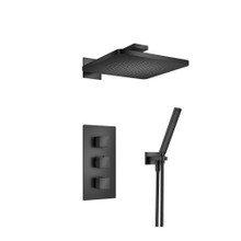 Isenberg  196.7150MB Two Output Shower Set With Shower Head And Hand Held - Matte Black
