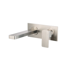 Isenberg  196.1800PN Single Handle Wall Mounted Bathroom Faucet - Polished Nickel
