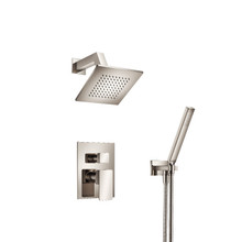 Isenberg  196.3250PN Two Output Shower Set With Shower Head And Hand Held - Polished Nickel