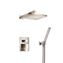 Isenberg  196.3300PN Two Output Shower Set With Shower Head And Hand Held - Polished Nickel