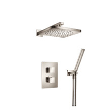 Isenberg  196.7050PN Two Output Shower Set With Shower Head And Hand Held - Polished Nickel