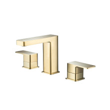 Isenberg  196.2000SB Three Hole 8" Widespread Two Handle Bathroom Faucet - Satin Brass