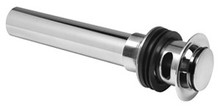 Mountain Plumbing  MT741/SB Soft Touch- Push Lock Pop-Up Lavatory Drain with - Satin Brass
