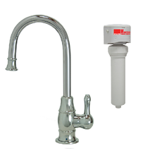 Mountain Plumbing  MT1853FIL-NL/MB POU Mini Traditional Faucet w/MT1250XL Filter - Matte Black