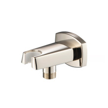 Isenberg  240.8006PN Wall Elbow With Holder Combo - Polished Nickel
