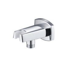 Isenberg  240.8006CP Wall Elbow With Holder Combo - Chrome