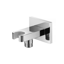 Isenberg  HS8007CP Wall Elbow With Holder Combo - Chrome