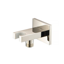 Isenberg  HS8006PN Wall Elbow With Holder Combo - Polished Nickel