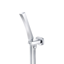 Isenberg  240.1026BN Hand Shower Set With Wall Elbow, Holder and Hose - Brushed Nickel