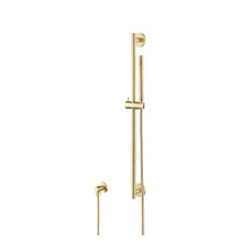 Isenberg  SHS.1014SB Hand Shower Set with Slide Bar and Elbow - Satin Brass