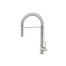 Isenberg  K.1230SS Dixie - Semi-Professional Dual Spray Stainless Steel Kitchen Faucet With Pull Out - Stainless Steel