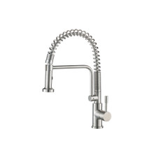 Isenberg  K.1200SS Caso - Semi-Professional Dual Spray Stainless Steel Kitchen Faucet With Pull Out - Stainless Steel
