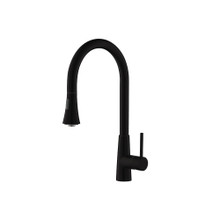 Isenberg  K.1290MB Zest - Dual Spray Stainless Steel Kitchen Faucet With Pull Out - Matte Black