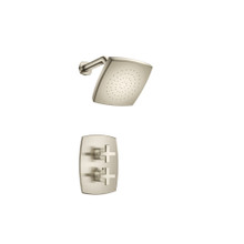 Isenberg  240.7000BN Single Output Shower Set With Shower Head And Arm - Brushed Nickel