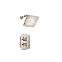 Isenberg  240.7000PN Single Output Shower Set With Shower Head And Arm - Polished Nickel