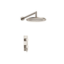Isenberg  260.7000PN Single Output Shower Set With Shower Head And Arm - Polished Nickel