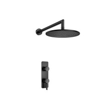 Isenberg  260.7000MB Single Output Shower Set With Shower Head And Arm - Matte Black