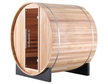 Golden Designs  SJ-2002 Gothenberg Edition 2 Person Traditional Barrel Steam Sauna - Canadian Red Cedar