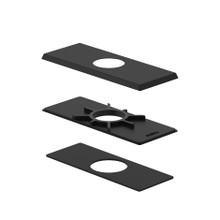Danze  DA607568BS Cover Plate Assembly (Square) for 4" Centerset Lavatory Faucet - Satin Black
