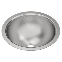 ZURN-ELKAY  ELUH12LV Asana Stainless Steel 14-3/8" x 14-3/8" x 6", Single Bowl Undermount Bathroom Sink with Overflow