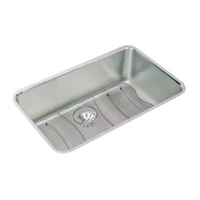 ZURN-ELKAY  ELUH281610PDBG Lustertone Classic Stainless Steel 30-1/2" x 18-1/2" x 10", Single Bowl Undermount Sink Kit with Perfect Drain